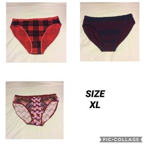 Victoria’s Secret High- Leg Brief panties set of 3